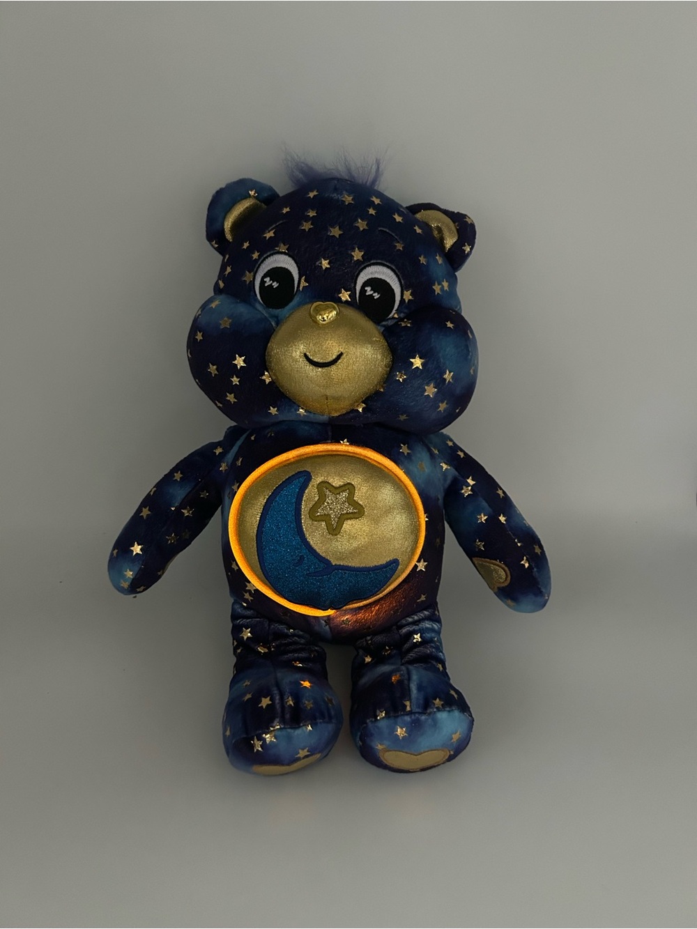 Care Bears Bedtime Bear Limited Collector's Edition 2023 Navy Gold Plush